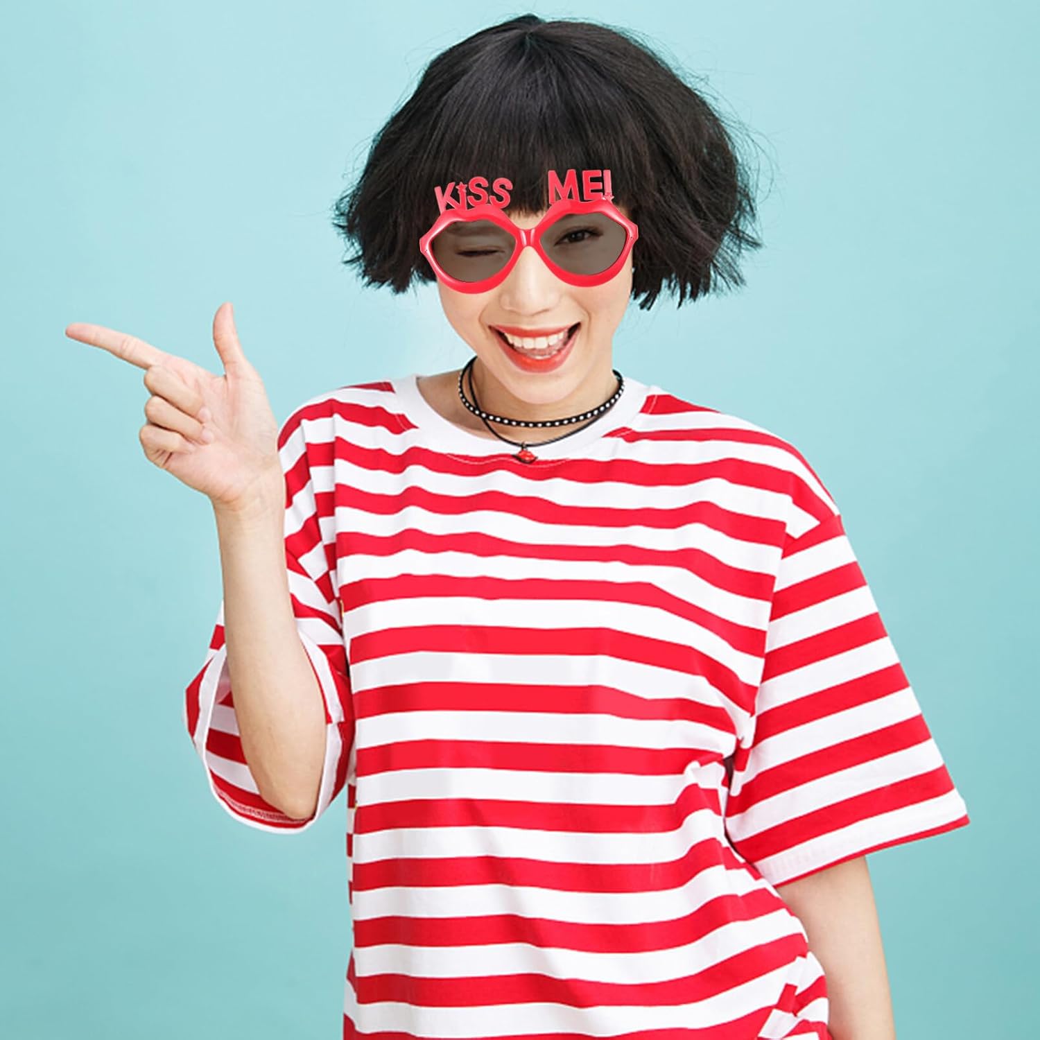Decor Lips Shape Sunglasses