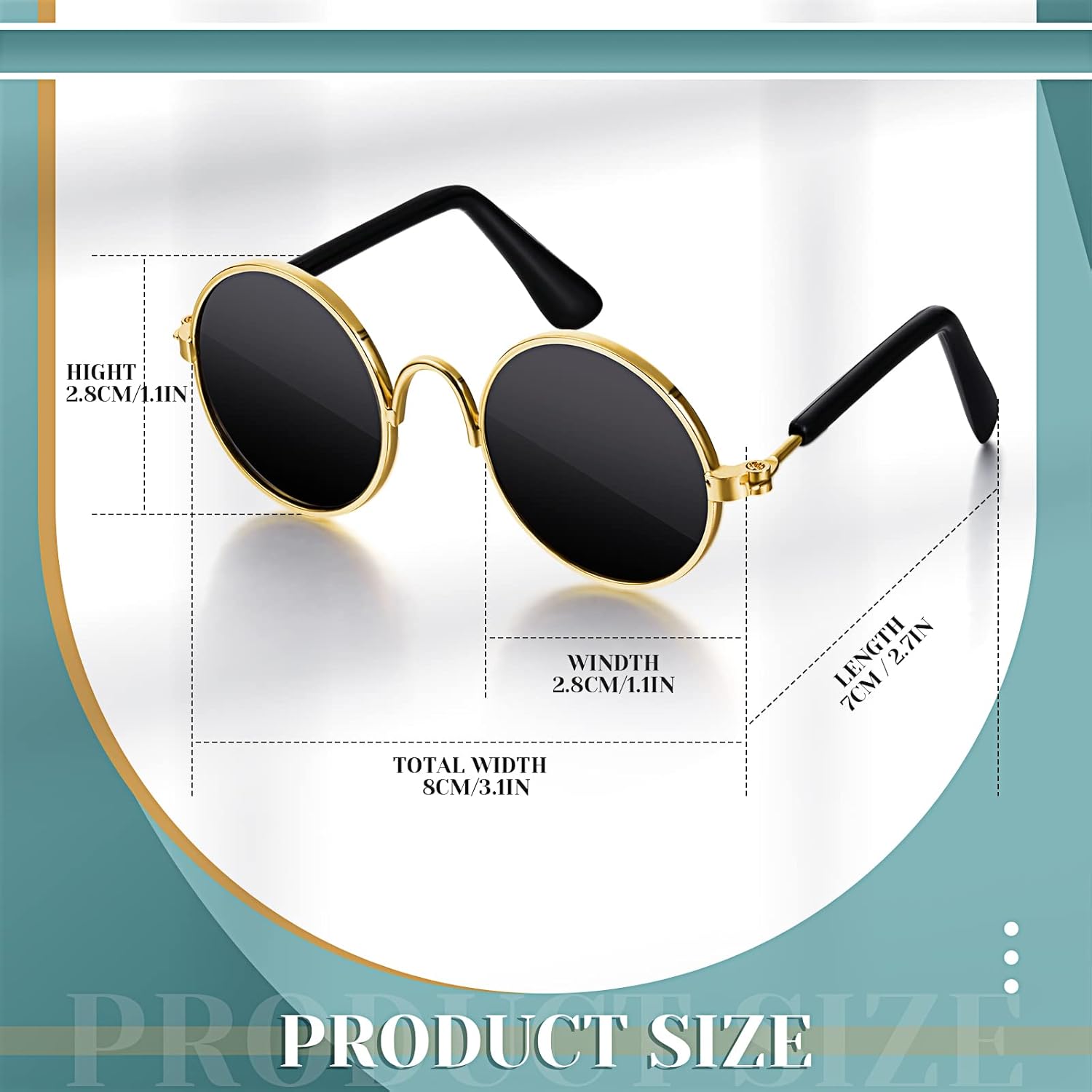 Dog Sunglasses Retro Pet