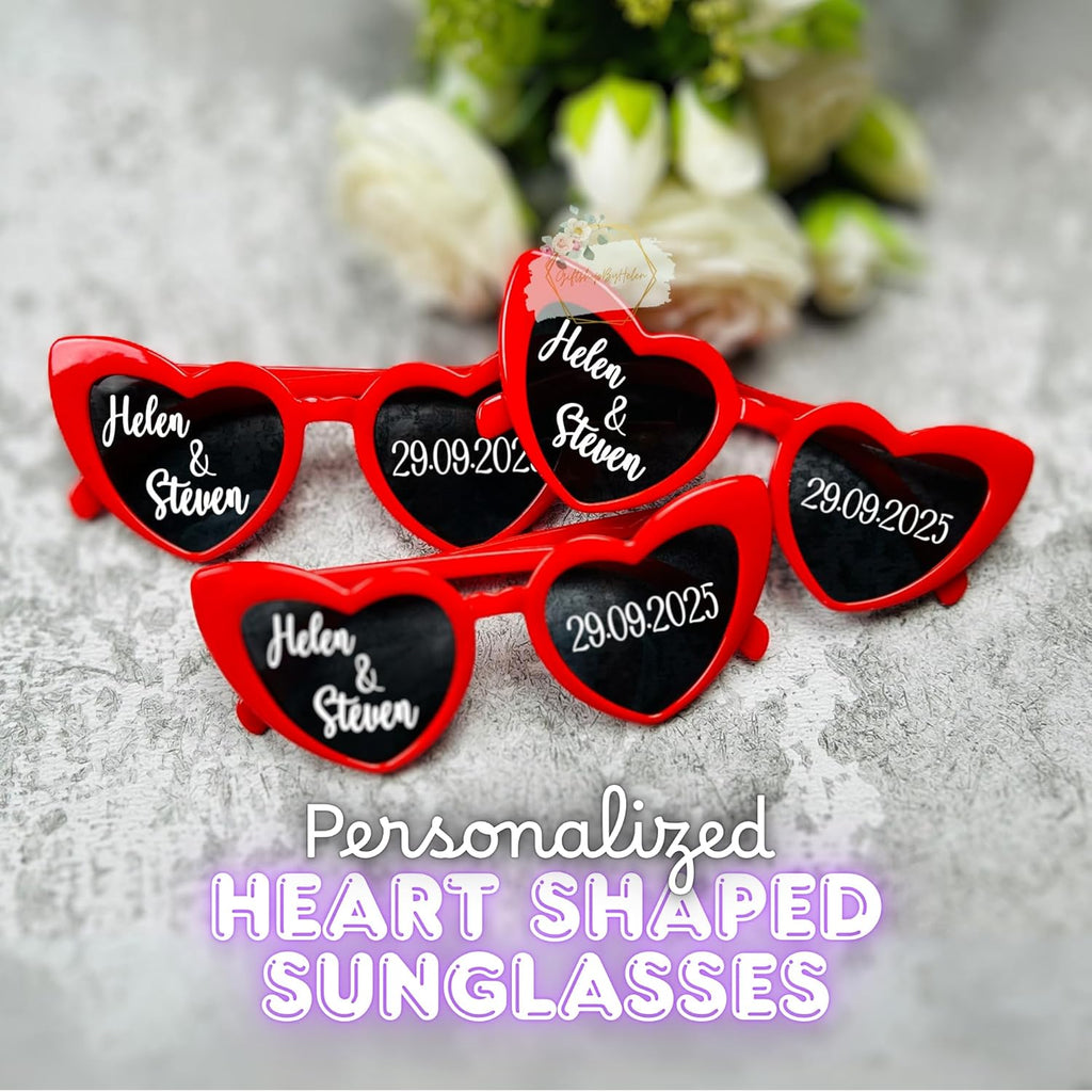 Personalized Heart Shaped Sunglasses