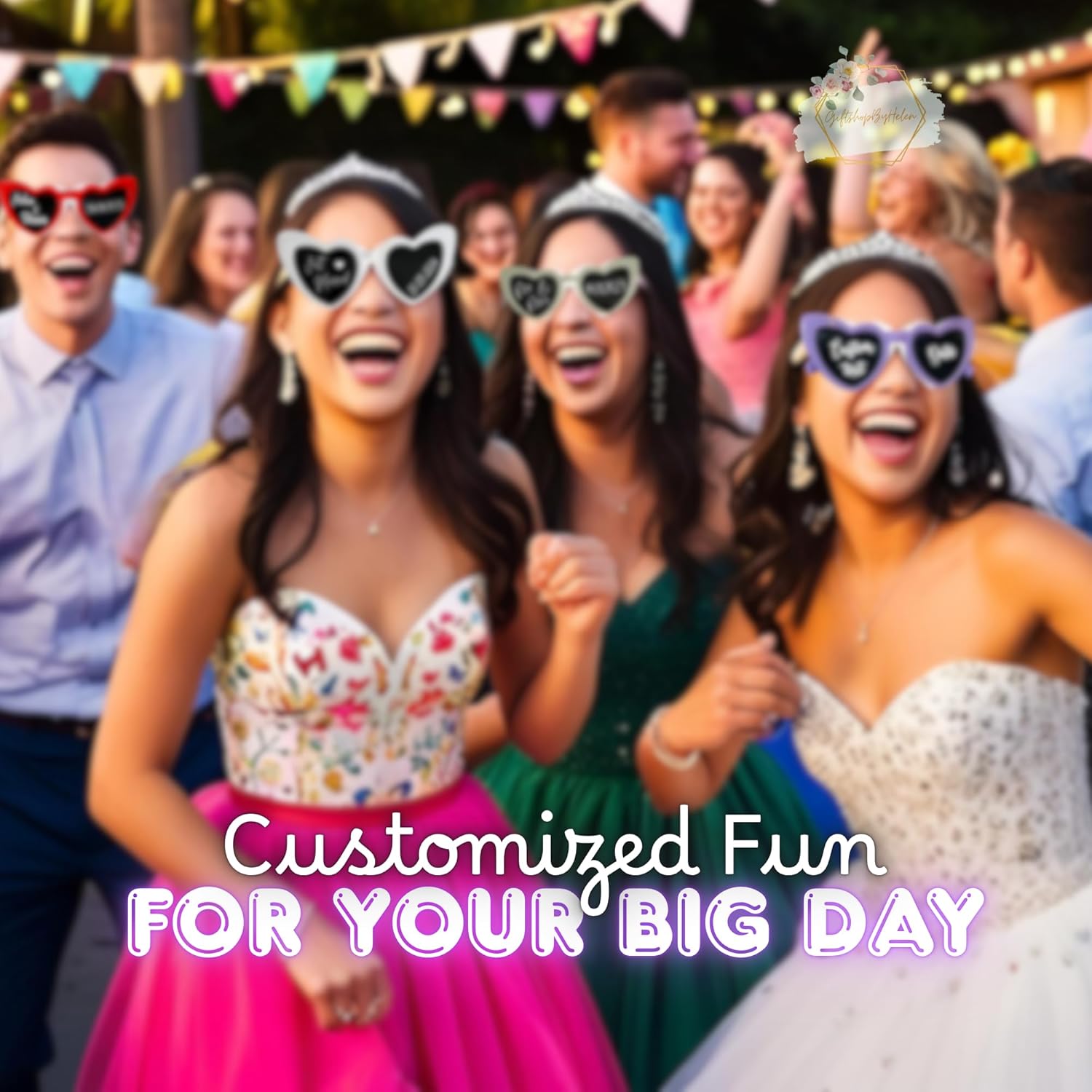 Personalized Heart Shaped Sunglasses